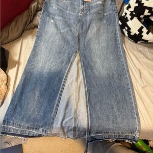 Women's Blue Denim Skirt